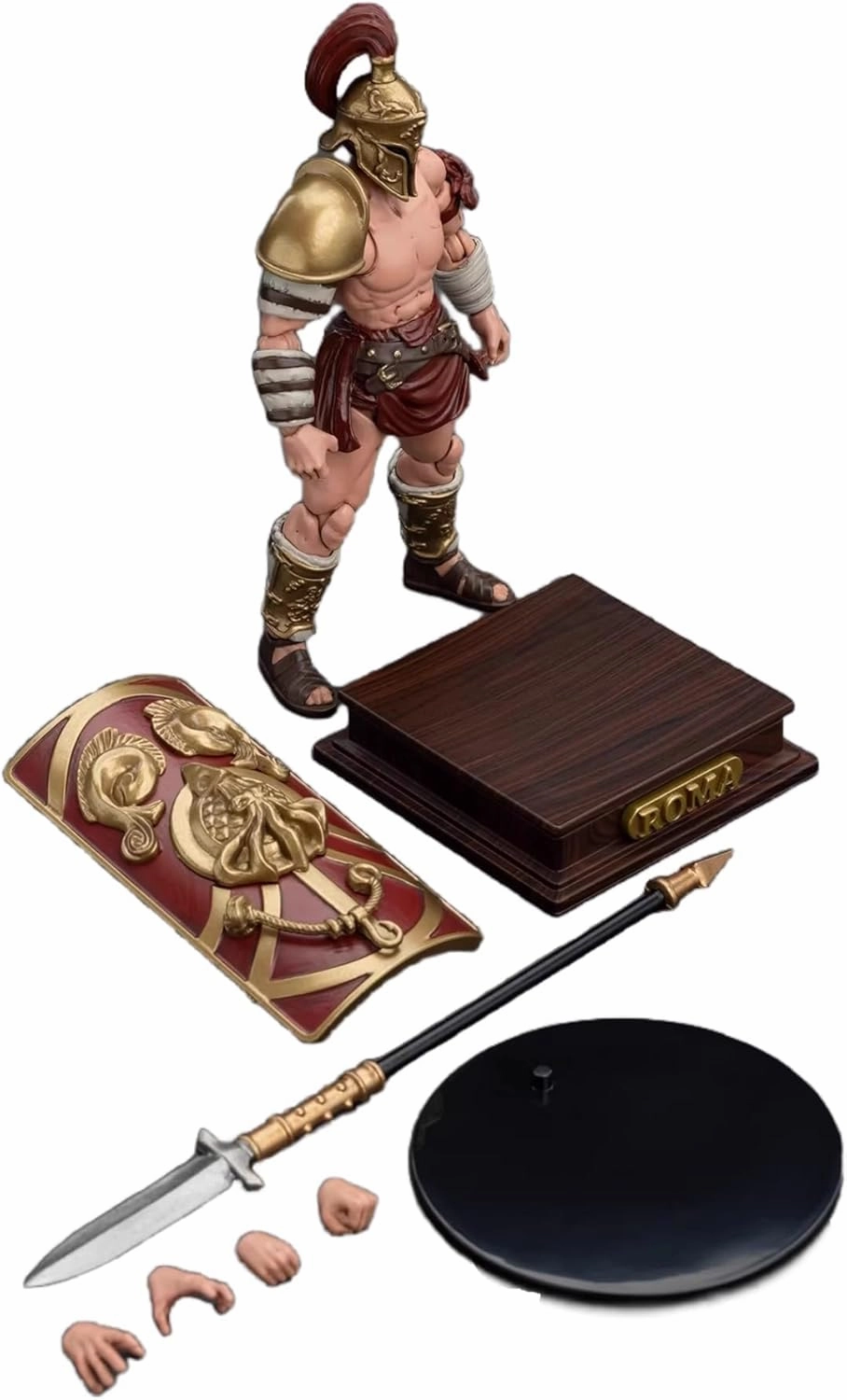 JOYTOY Strife 1/18 Action Figures Roman Gladiator Thraex Gladiator Collectible Model Birthday Gifts 10.8CM Action Figure with Articulated Joints