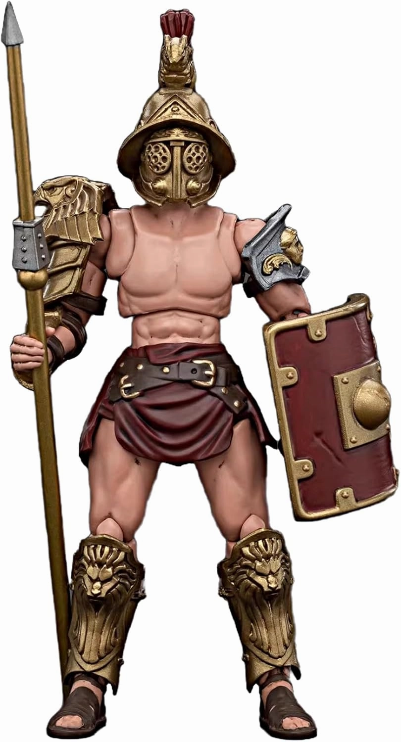 JOYTOY Strife 1/18 Action Figures Roman Gladiator Thraex Gladiator Collectible Model Birthday Gifts 10.8CM Action Figure with Articulated Joints