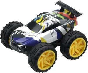 Jump Starter Pack, Friction Driven Car, Rub it on a Flat Surface to Charge It and It Will Come Out at Full Speed, The Box Converts to a Bizak Launch Ramp (62000616-3)