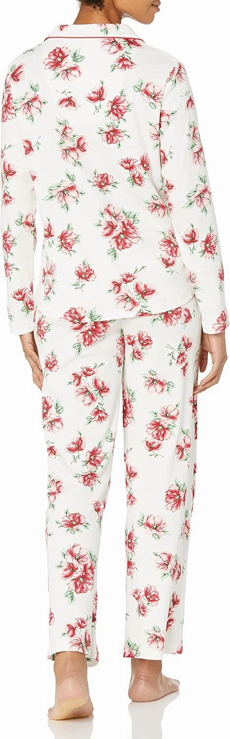 Karen Neuburger Women's Long-Sleeve Fleece Pajama Set