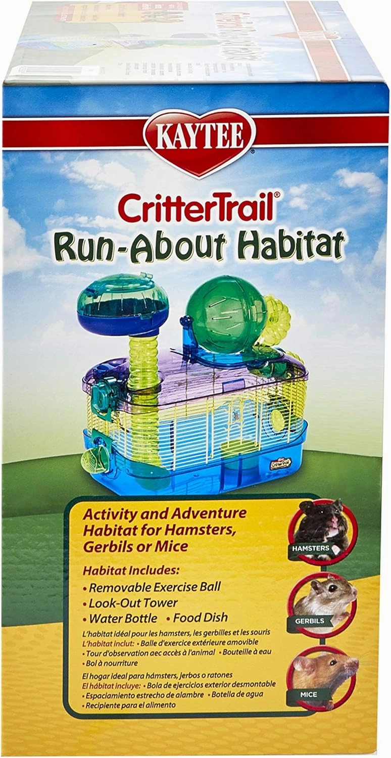 Kaytee CritterTrail Run-About Habitat for Pet Hamsters, Gerbils, Mice and Other Small Animals