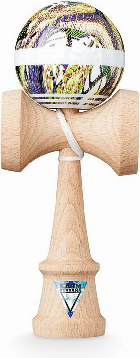 Kendama Toy NOIA 6 - Original - High Wood Quality - Extra Strong - for Beginner and Pro - Gift Pack : Extra String   Stickers