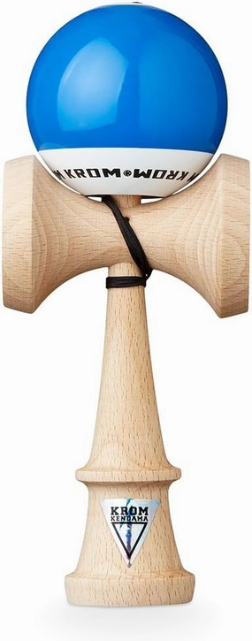 Kendama Toy POP LOL Dark Blue - High Wood Quality - Extra Strong - for Beginner and Pro - Gift Pack : Extra String   Stickers
