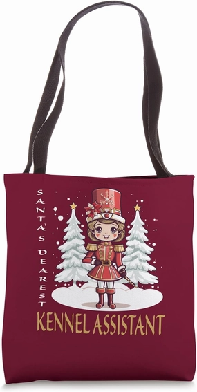Kennel Assistant Christmas Classic Female Nutcracker Tote Bag