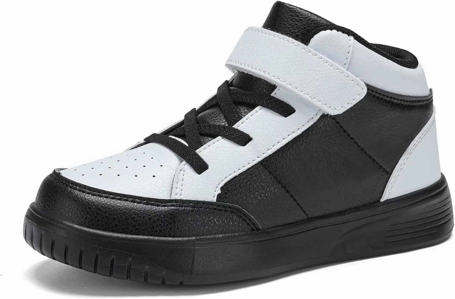 Kids Black Shoes for Girls High Top Lightweight Breathable Running Sport Shoes Little Kid Size 11