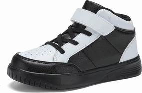 Kids Black Shoes for Girls High Top Lightweight Breathable Running Sport Shoes Little Kid Size 11