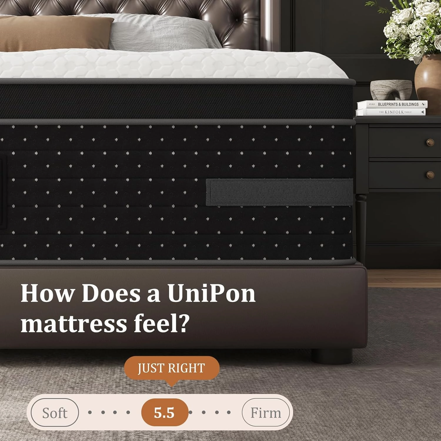 King Mattress, 14 Inch Hybrid Mattresses with Extra Lumbar & Shoulder Support Medium Firm Motion-Isolation Bed in a Box for Pain Relief Deep Sleep Fiberglass Free - No Odor, 365 Night Trial