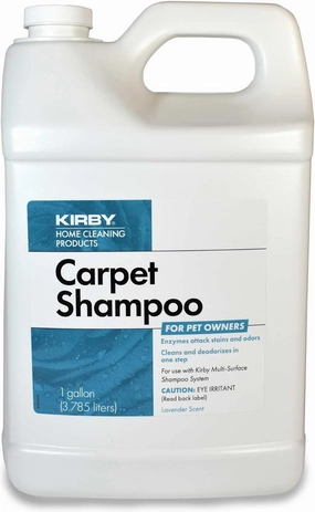 Kirby 237507 Carpet Cleaning Solution – Deep Cleaning Formula for Carpet Machines, 128 fl oz, Lavender Scent, Stain & Odor Remover, Compatible with Kirby Systems