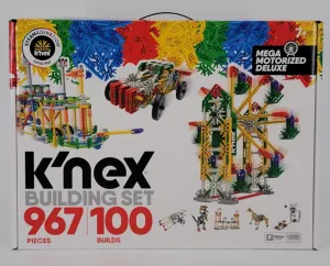 K'NEX Mega Mororized Deluxe Building Set Steamagination (967 Pieces/100 Builds)