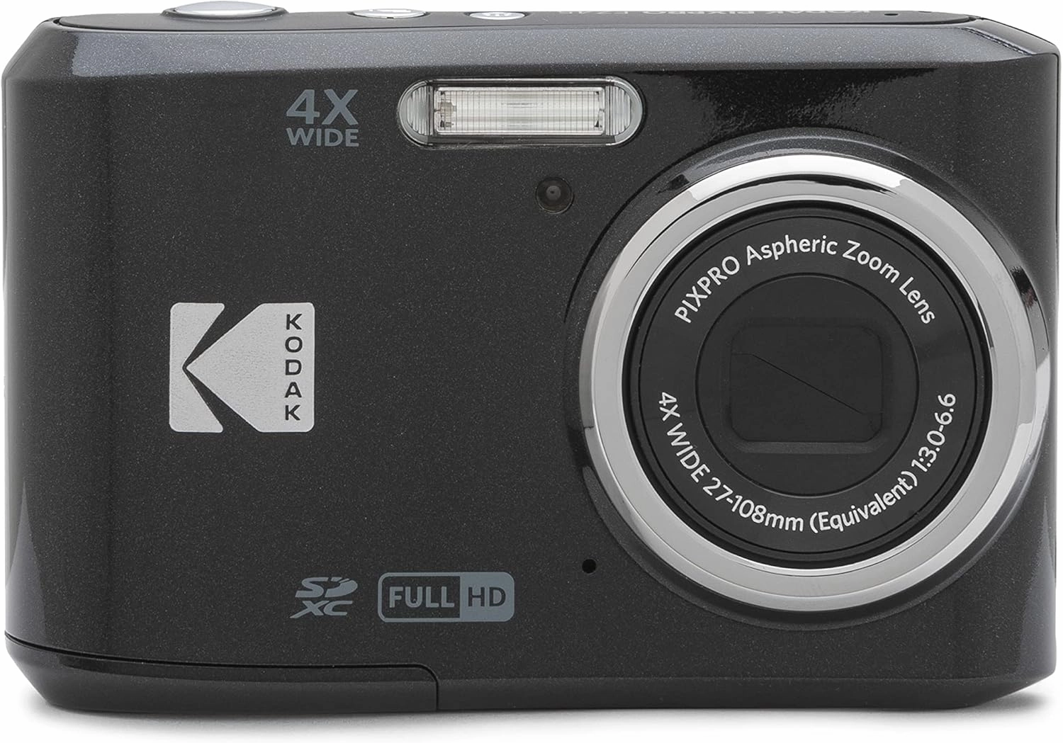 KODAK PIXPRO Friendly Zoom FZ45-BK 16MP Digital Camera with 4X Optical Zoom 27mm Wide Angle and 2.7" LCD Screen (Black)