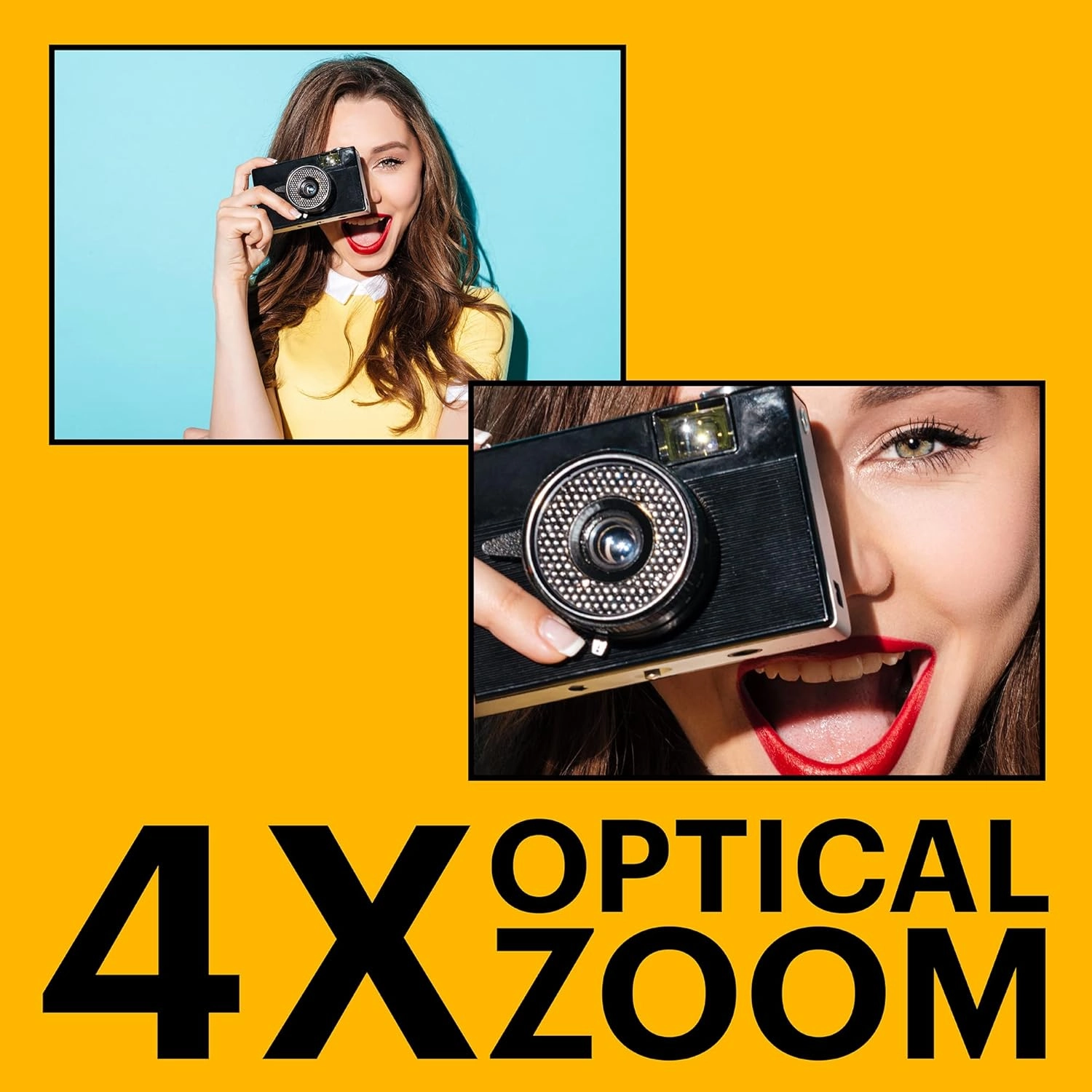 KODAK PIXPRO Friendly Zoom FZ45-WH 16MP Digital Camera with 4X Optical Zoom 27mm Wide Angle and 2.7" LCD Screen (White)