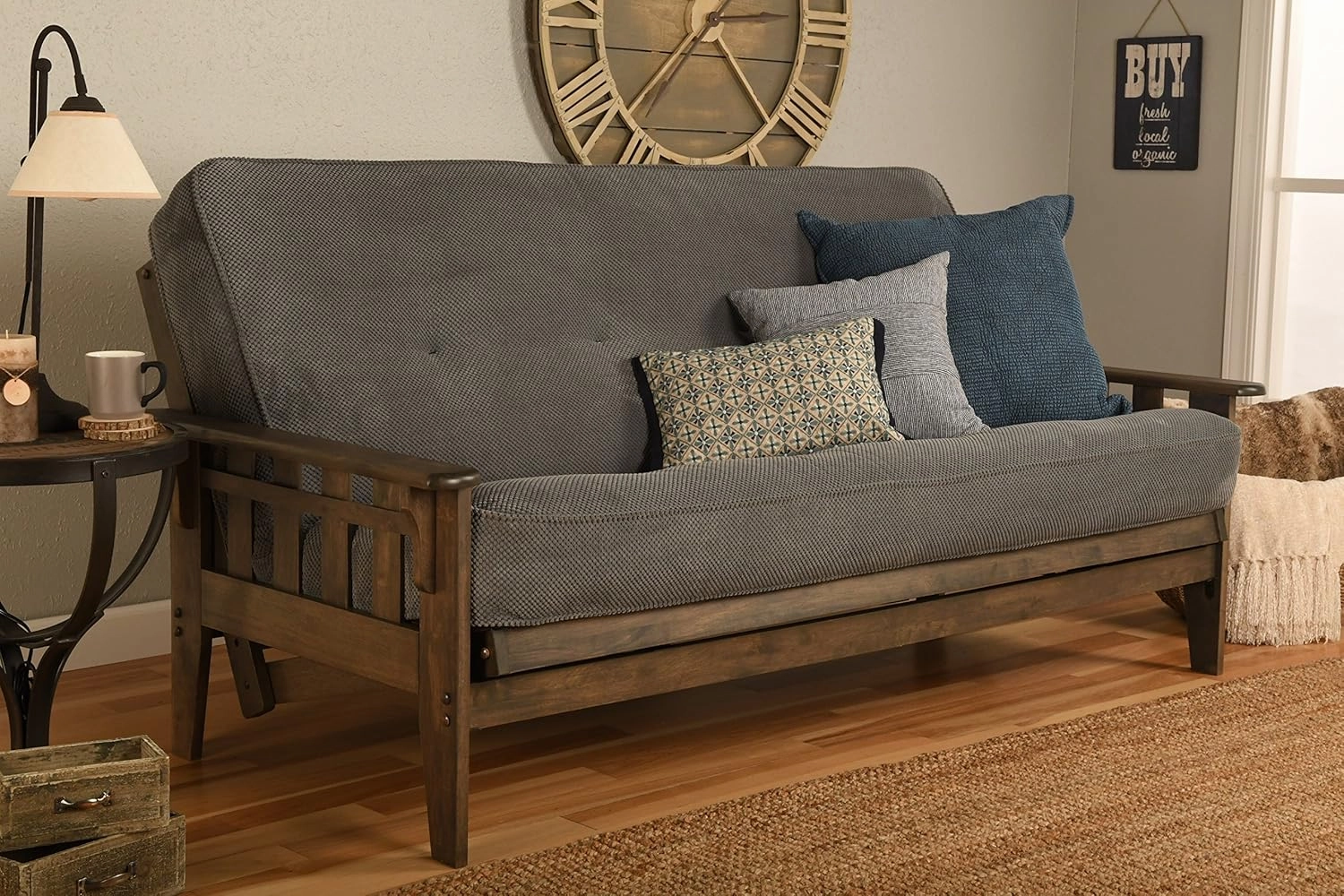 Kodiak Furniture Tucson Full Size Futon Set, Marmont Thunder