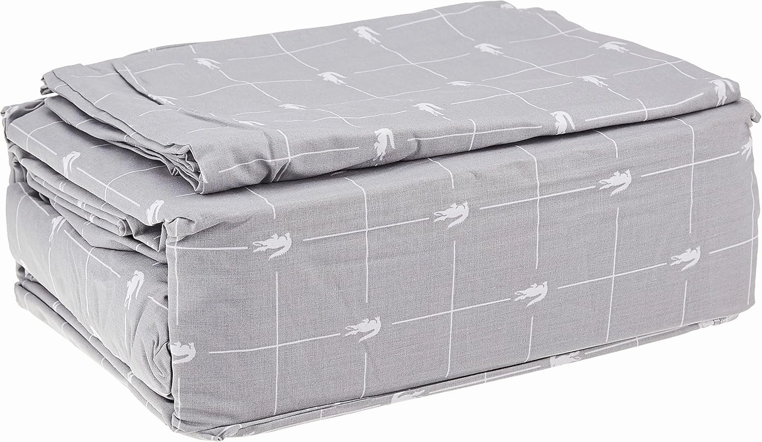 Lacoste Slice Sheet Set, Queen, Sleet