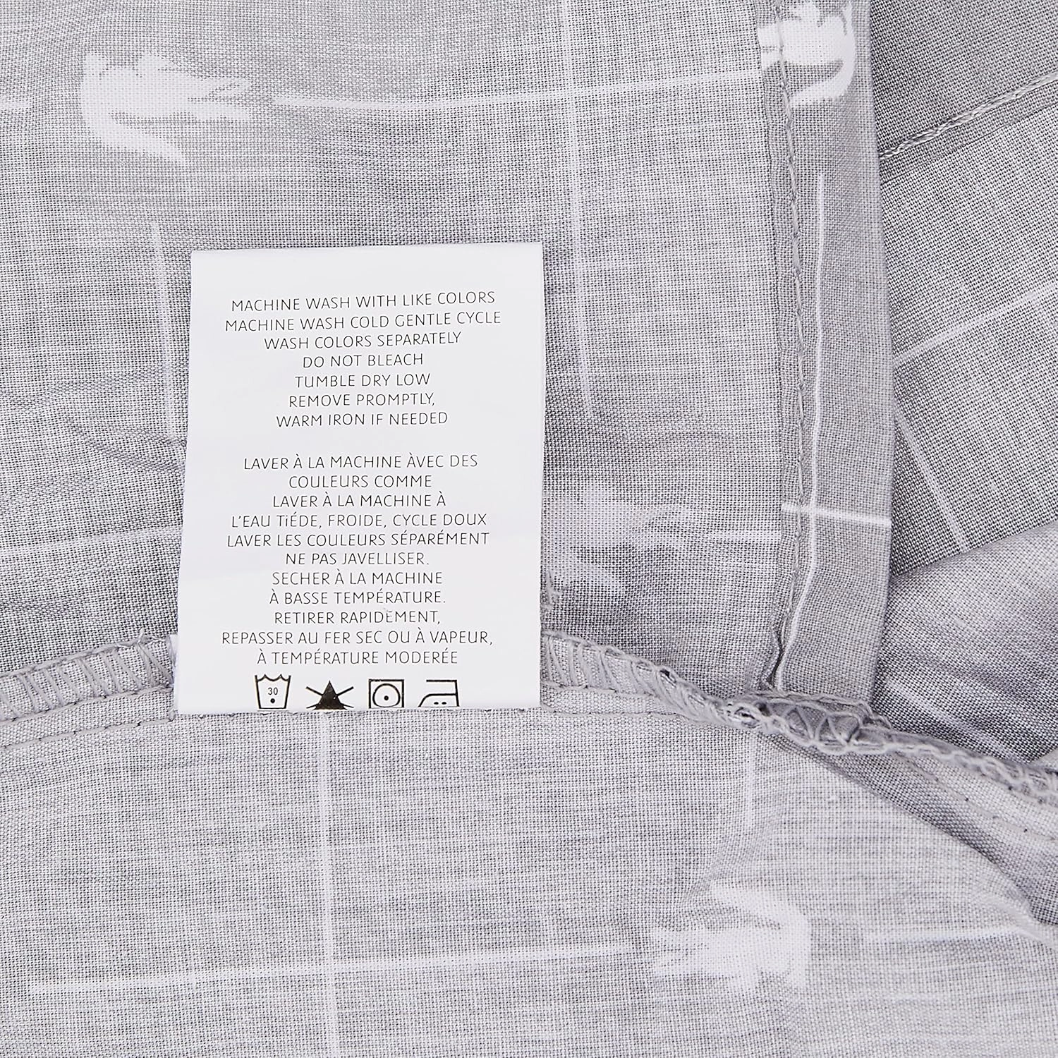Lacoste Slice Sheet Set, Queen, Sleet