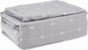 Lacoste Slice Sheet Set, Queen, Sleet