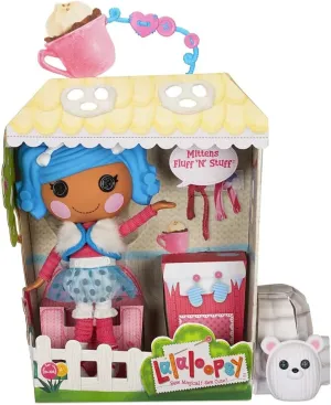 Lalaloopsy Mittens Fluff 'N' Stuff 13" Doll & Pet Polar Bear - Blue Hair, Winter Outfit, House Playset - Ages 3-103