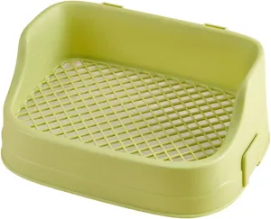 Large Litter Box for Small Animals Hedgehogs Chinchilla Cage Toilet Litter Tray Prevents Splashing