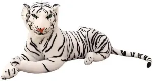 Large White Tiger Stuffed Animal - Plush Toy -Giant White Tiger Stuffed Animal 28 Inches (Excluding Tail)