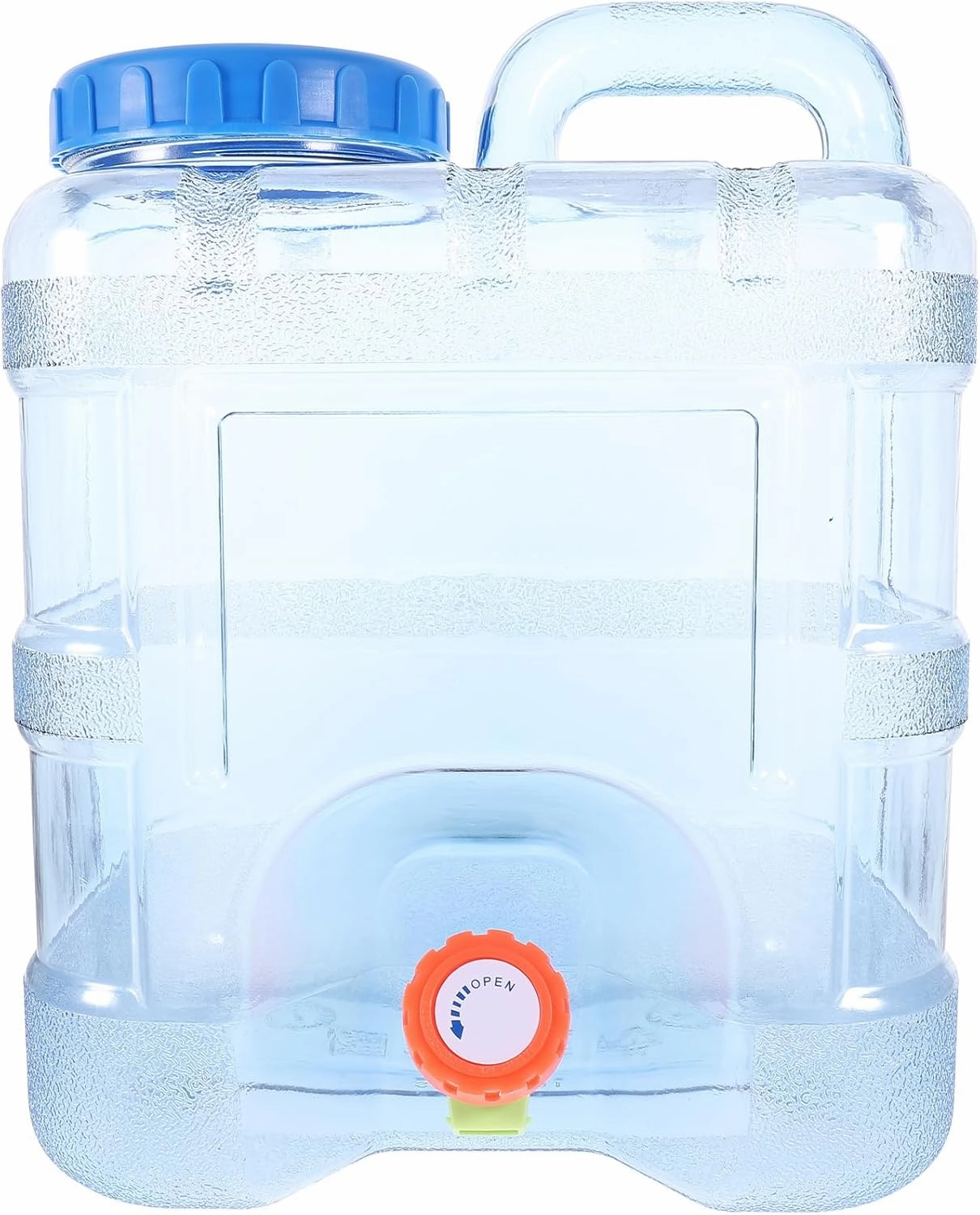 Large Capacity 10l Water Jugs for Camping Car Driving and Daily Use Handle Design Water Container