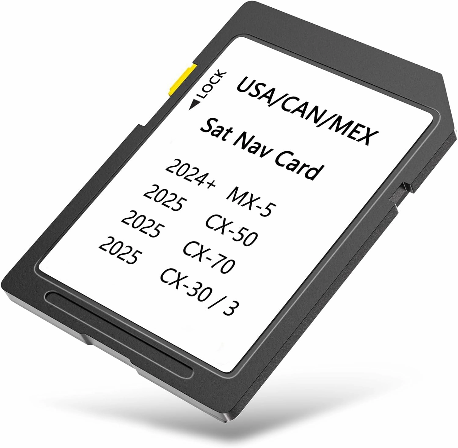 Latest Navigation SD Card KR9D66EZ1 Compatible with 2024  MX-5, 2025 3 / CX-30 /CX-50 /CX-70, USA/CAN/MEX Maps