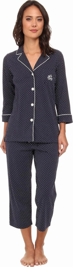Lauren Ralph Lauren Essentials Bingham Knits Capri PJ Set