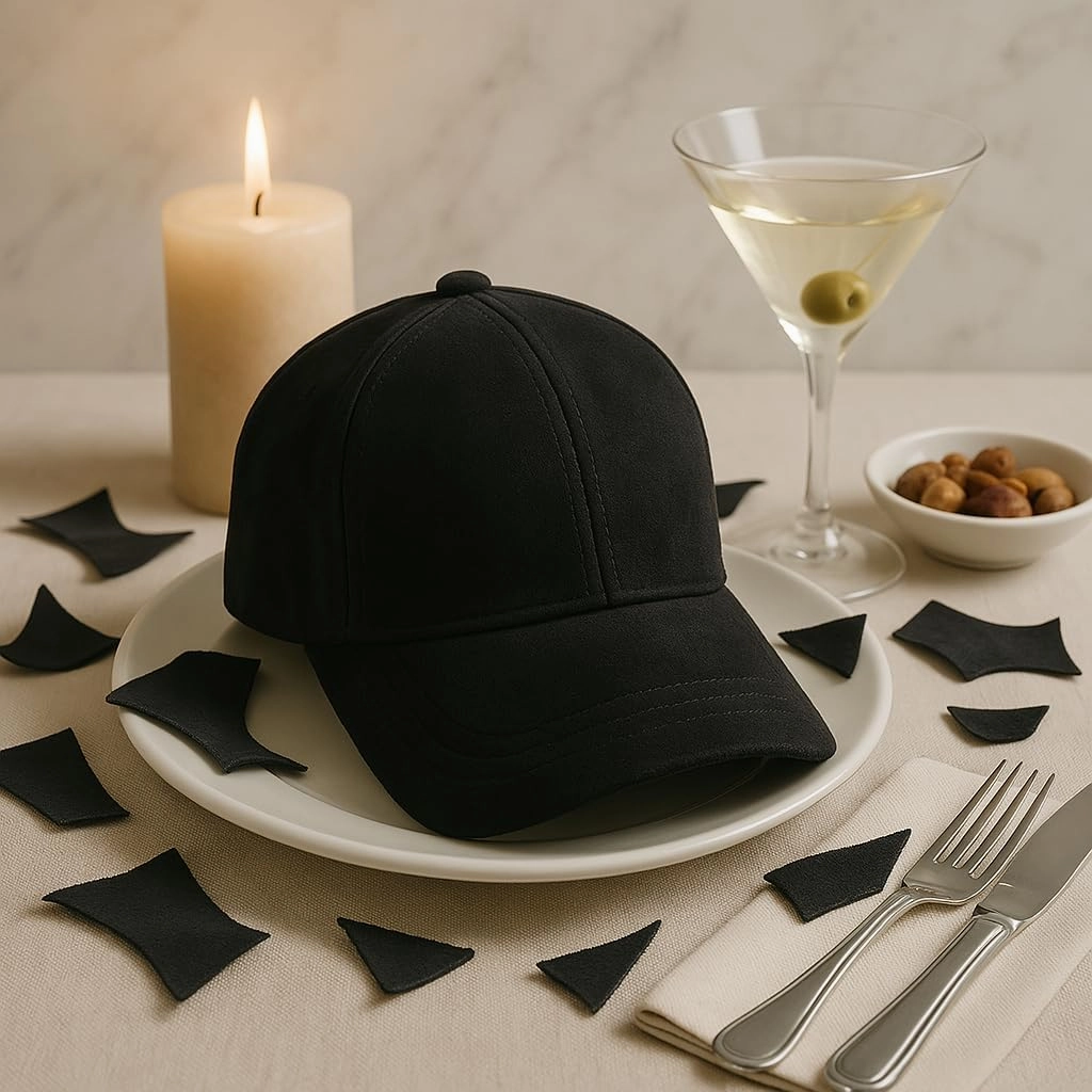 Leather Trucker Golf Hat Baseball Cap Snapback Hat Dad Adjustable Classic Referee Men Women Unisex All Seasons