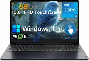 Lenovo IdeaPad 15.6" Touchscreen FHD Laptop Computer, 12th Gen Intel 10-Core i5-1235U (Beat i7-1195G7), 16GB DDR4 RAM, 512GB PCIe SSD, WiFi 6, Bluetooth 5.2, Abyss Blue, Windows 11 Pro S, Wendbo