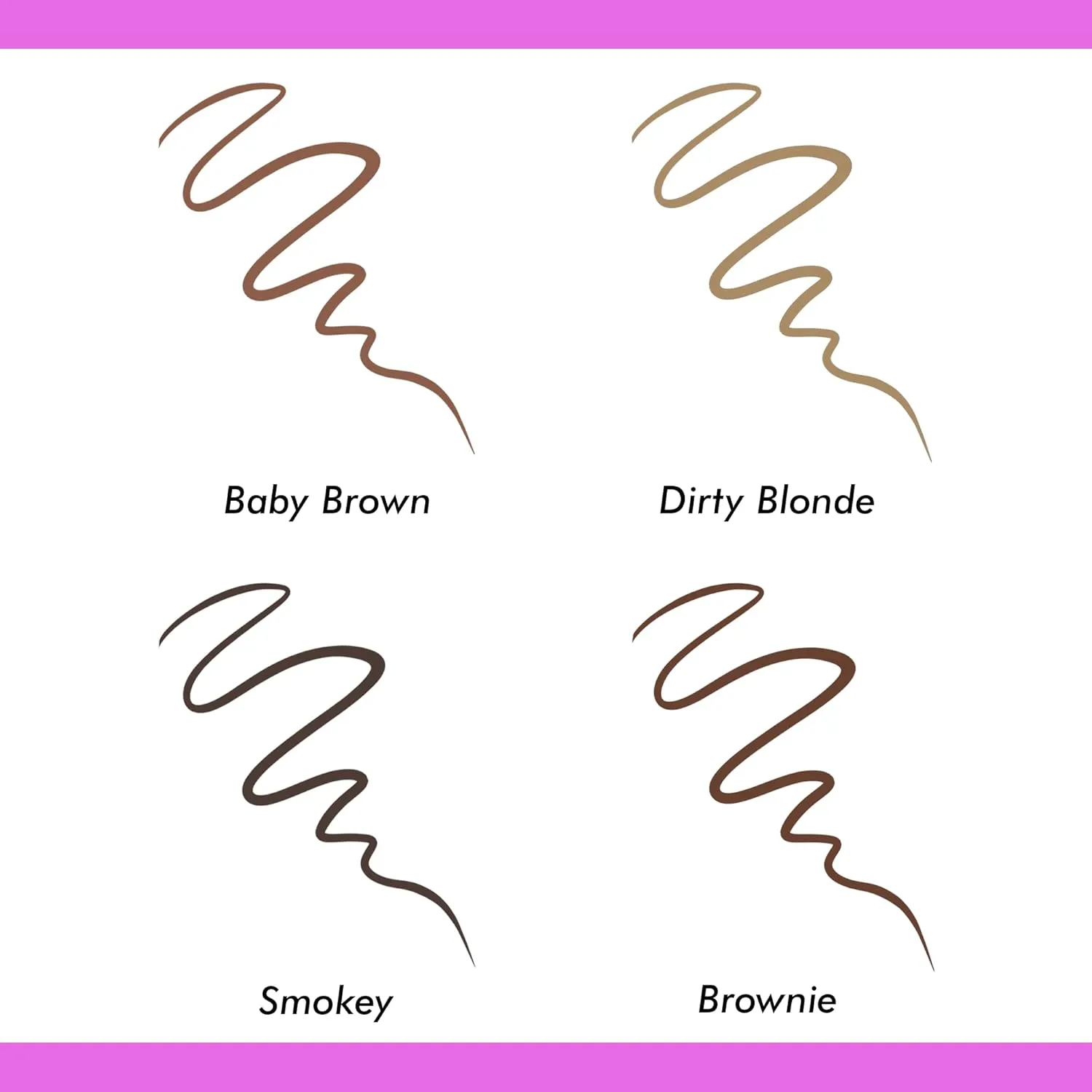 Lime Crime Bushy Brow Pen, Brownie (Natural Dark Brown) - Thin Precision Eyebrow Pencils Define, Shape, Build, Fill In & Flick Up - Eyebrow Filler for Natural Looking Brows - Vegan & Cruelty-Free…