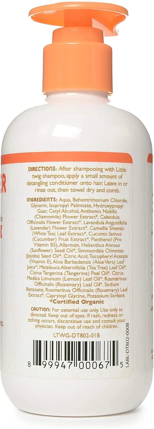 Little Twig Conditioner, Natural Plant Derived Formula, Tangerine, 8.5 fl oz.