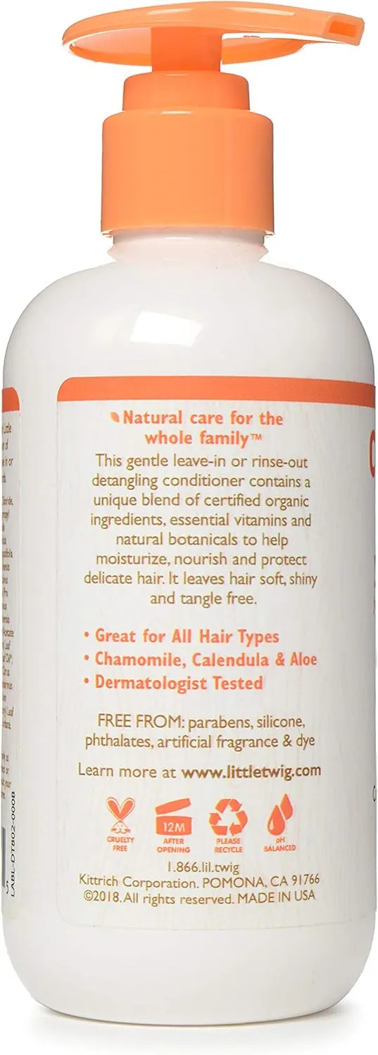 Little Twig Conditioner, Natural Plant Derived Formula, Tangerine, 8.5 fl oz.