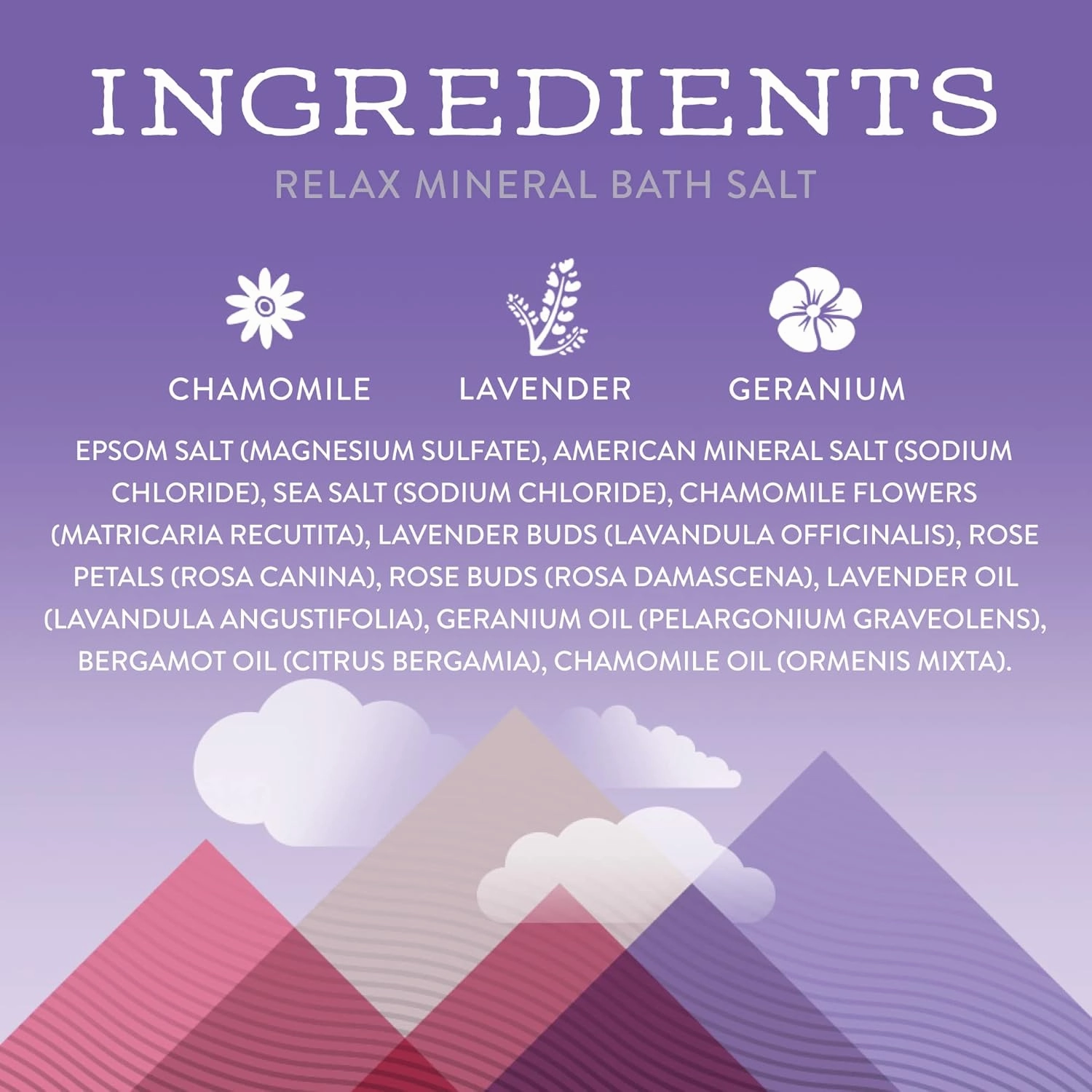 Little Moon Essentials Floral Mineral Bath Salt, Relax, 13.5 oz.