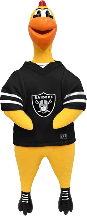 Littlearth NFL Team Rubber Chicken Toy