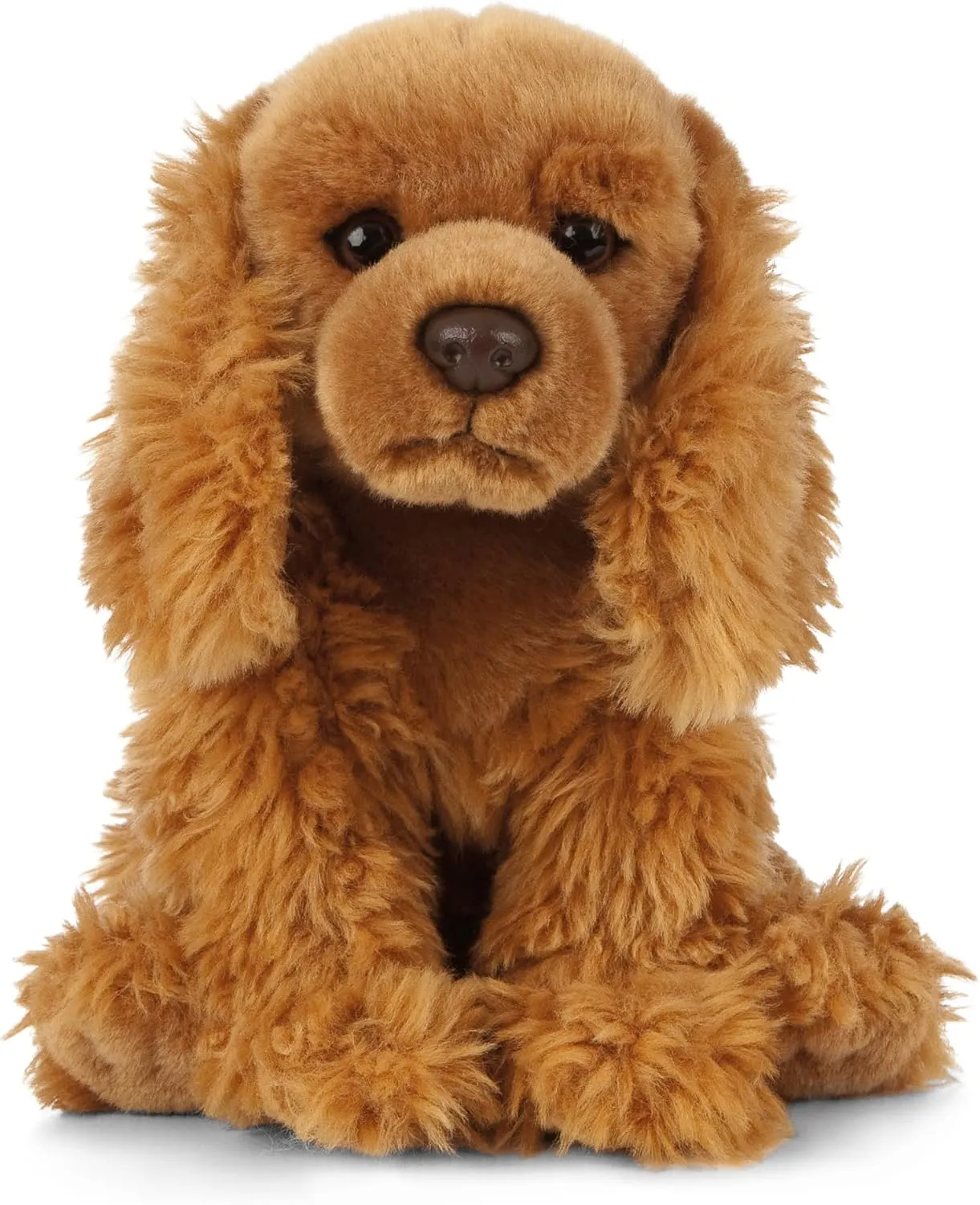 Living Nature Cocker Spaniel Stuffed Animal | Fluffy Dog Animal | Soft Toy Gift for Kids | 9 inches