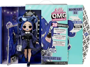 L.O.L. Surprise! OMG Moonlight B.B. Fashion Doll - Dress Up Doll Set with 20 Surprises for Girls and Kids 4 