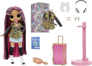 L.O.L. Surprise! OMG World Travel™ City Babe Fashion Doll with 15 Surprises Including Outfit, Travel Accessories and Reusable Playset – Great Gift for Girls Ages 4 