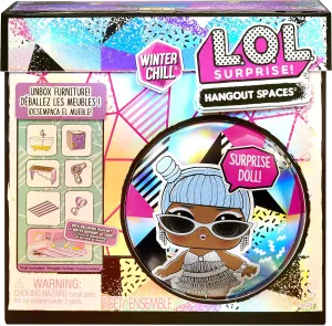 LOL Surprise Winter Chill Furniture Playset - 10  Surprises and Accessories, Collectible Toy for Kids Ages 4-7 