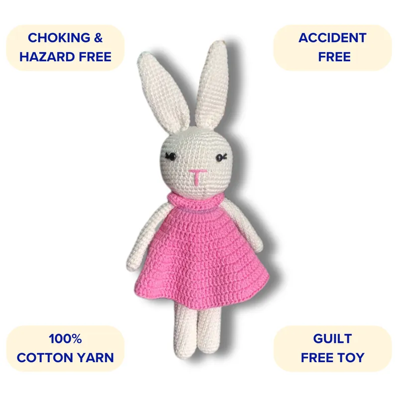 Lola Bunny Crochet Soft Toy (6 Months - 4 Years)