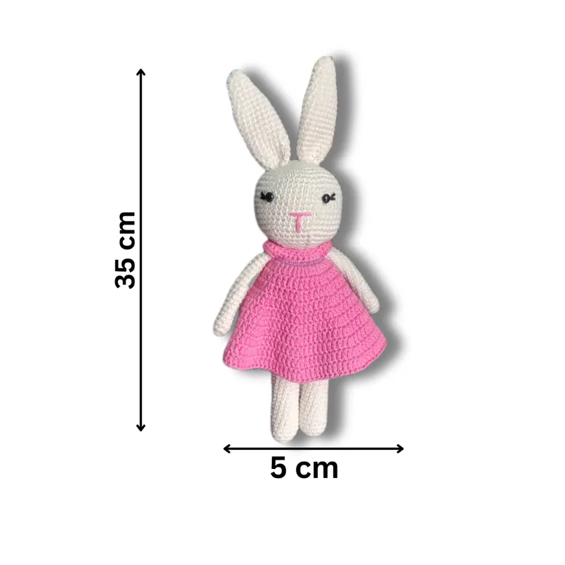 Lola Bunny Crochet Soft Toy (6 Months - 4 Years)