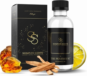 Luxury Hotel Diffuser Oil for Hotels and Homes - Aromatherapy Oils for use with an Essential Oil Diffuser at Home - Fragrance-Scent Diffuser Oil Blend (The Penthouse) 4.05fl oz (120ml)