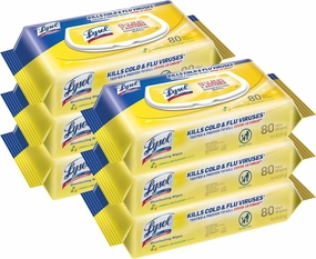 Lysol Disinfecting Handi-Pack Wipes, Lemon and Lime Blossom, 480 Count