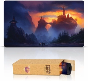 Magic Hour (Stitched) - MTG Playmat by Andreas Rocha - Compatible with Magic The Gathering Playmat - Play MTG, YuGiOh, TCG - Original Play Mat Art Designs & Accessories
