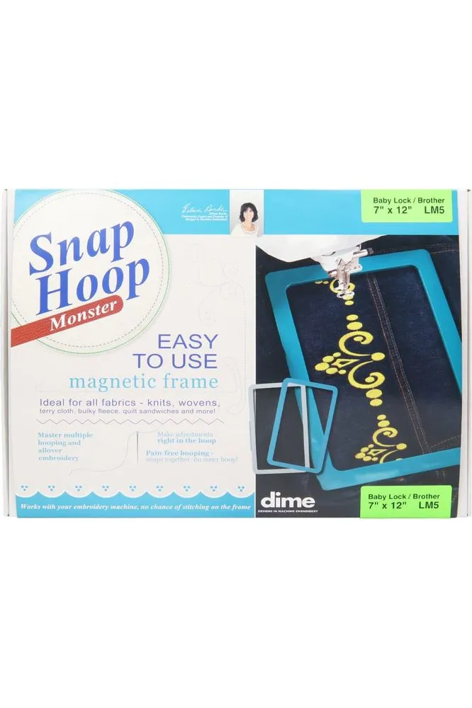 Magnetic Snap Hoop Monster 7"x12"