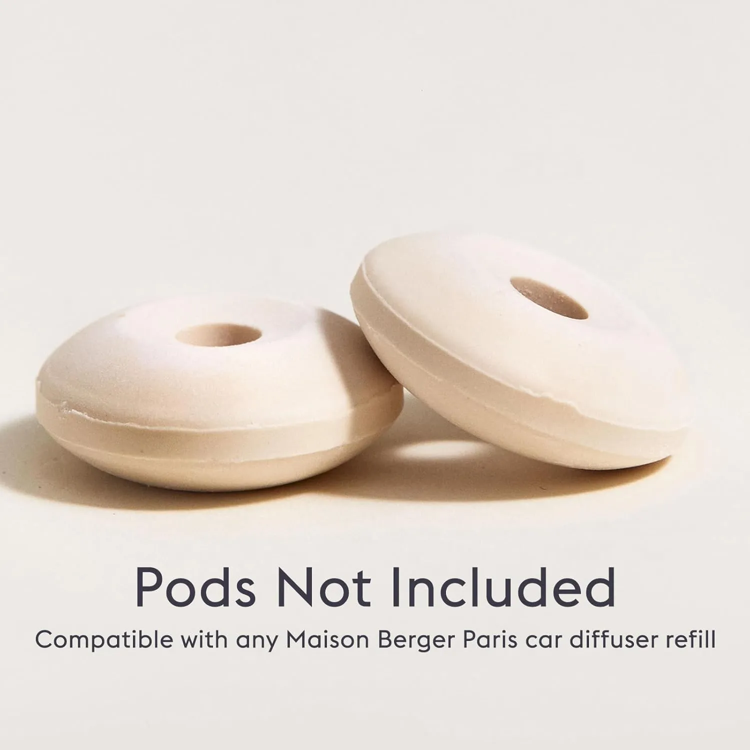 MAISON BERGER - Refillable Car Air Freshener Vent Clip Diffuser Set - 1.75" Diameter x 1.25" Depth - Made in France (Graphic Matte Finish)