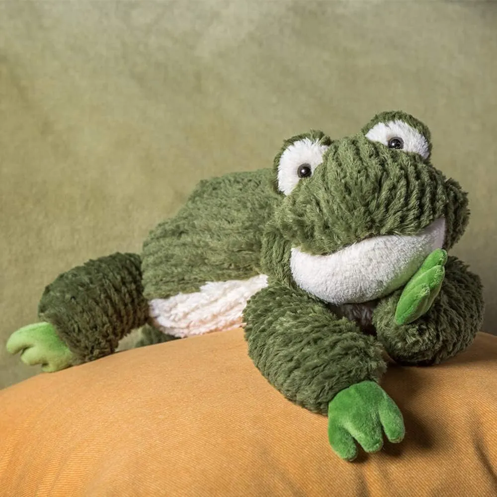 Mary Meyer Stuffed Animal Cozy Toes Soft Toy, 17-Inches, Frog
