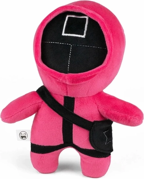 Masked Worker Squid Pink Masked Solider Craft Plush Soft Stuffed Toy Decor Made in Ukraine (Square)