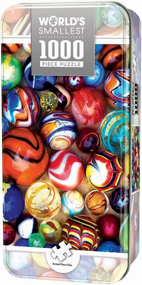 Masterpieces 1000 Piece Jigsaw Puzzle with Collectible Tin Case - All My Marbles - 11.25"x16.75"