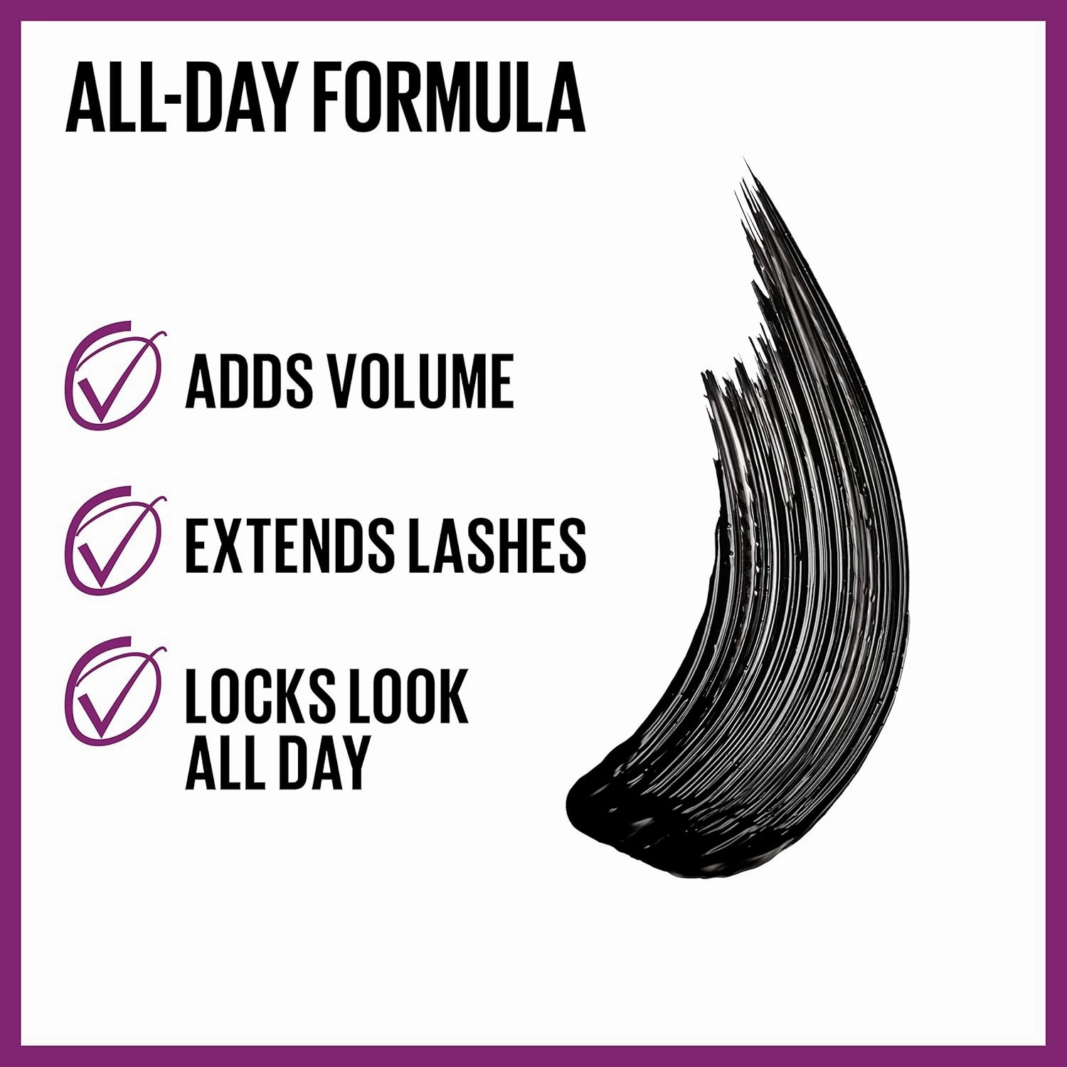 Maybelline The Falsies Lash Lift Washable Mascara   Garnier SkinActive Micellar Water Bundle, Includes 1 Mascara in Very Black and 1 Makeup Remover