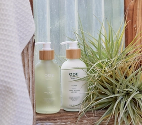 McEvoy Ranch Lavender Hand & Body Lotion (2-pack) by ODE Olive Oil Beauty, Organic EVOO, Everyday Hydration, California Made