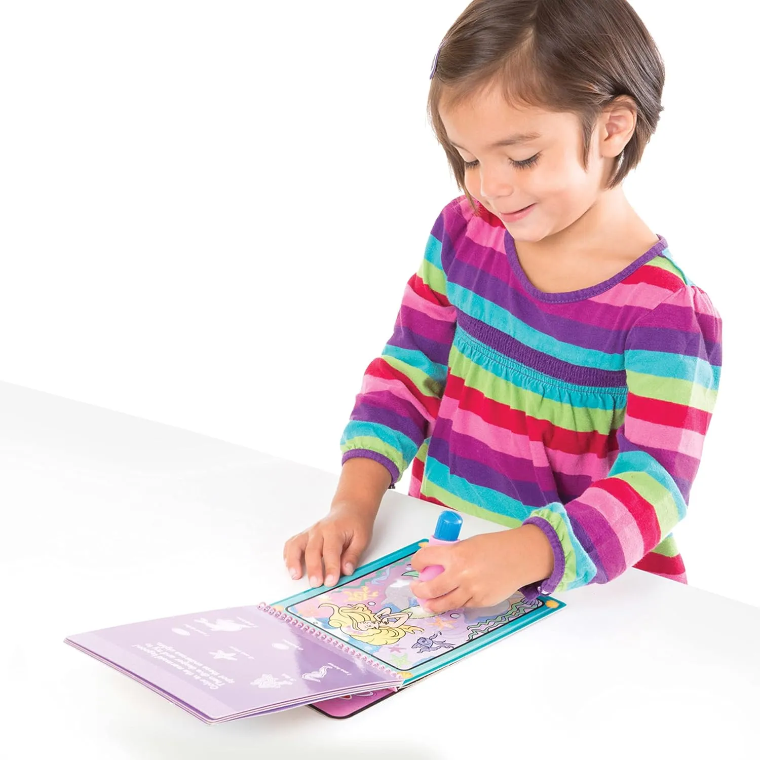 Melissa & Doug On the Go Water Wow! Reusable Water-Reveal Activity Pads, 3-pk, Colors and Shapes, Fairy Tales, Animals - Travel Toys, Stocking Stuffers, Mess Free Coloring For Kids Ages 3 