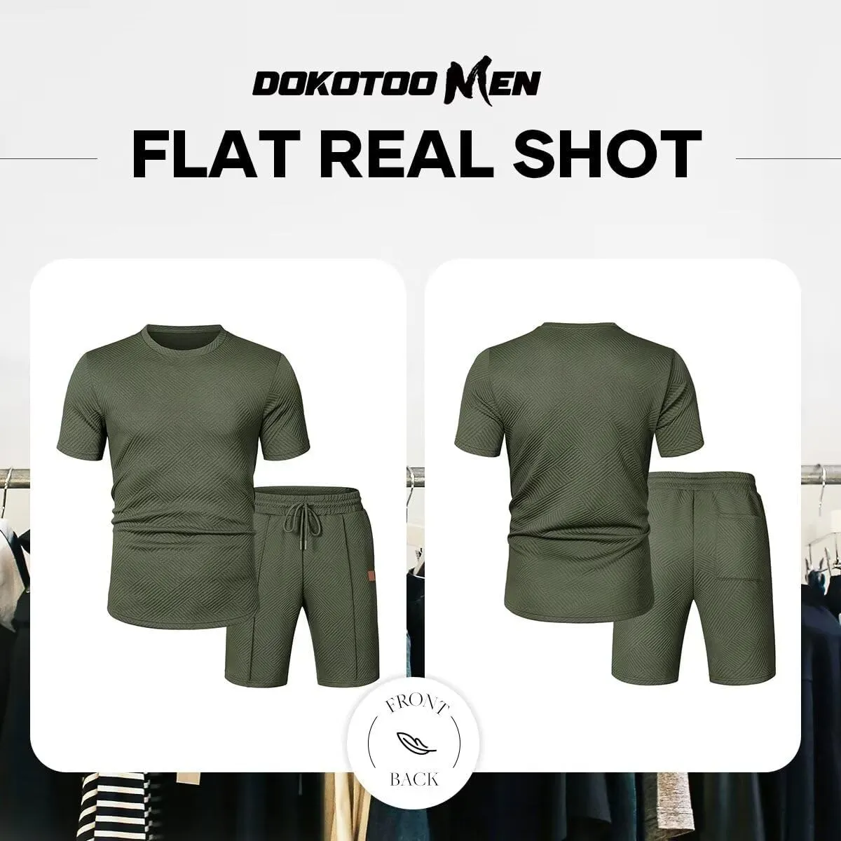Mens Short Sets 2 Piece Outfits Summer Casual T Shirts and Shorts Tracksuit Sets with Pockets